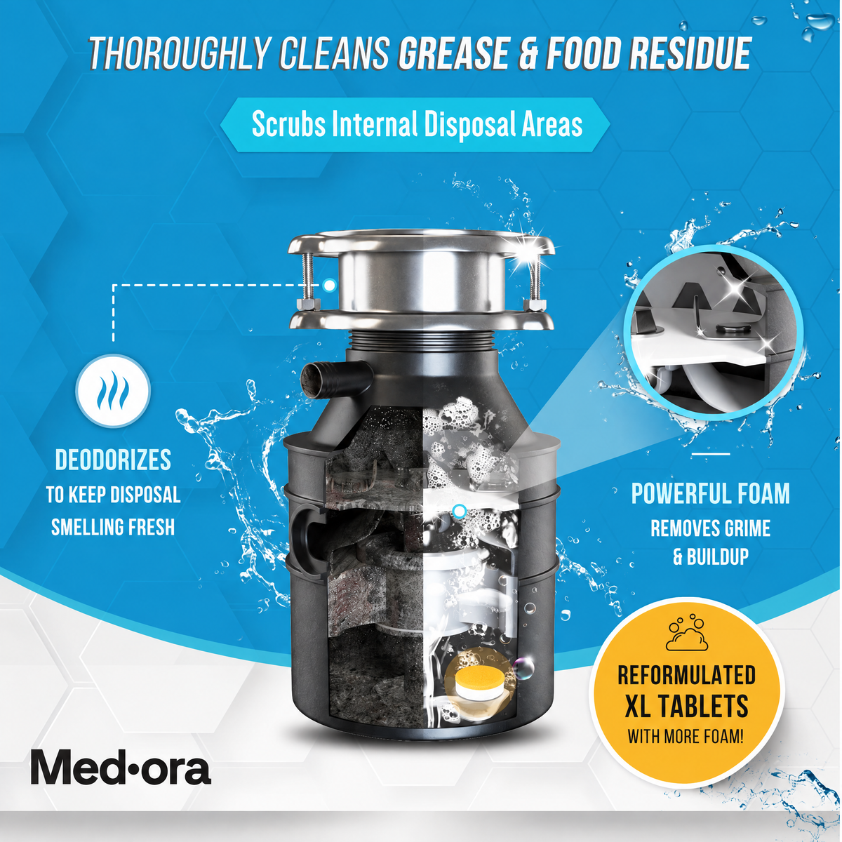 Garbage Disposal Cleaner Deodorizer Tablets